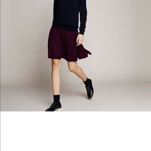 Lacoste Heather Grey wool tennis skirt